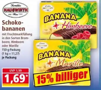 Norma Konditor HAUSWIRTH Schoko- bananen Angebot