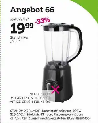 Mömax Standmixer „mixi“ Angebot