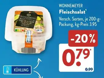 Aldi Süd WONNEMEYER Fleischsalat Angebot