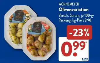 Aldi Süd WONNEMEYER Olivenvariation Angebot