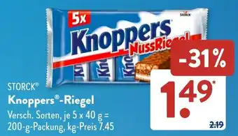 Aldi Süd STORCK Knoppers-Riegel Angebot