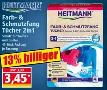 Norma HEITMANN Farb- & Schmutzfang Tücher 2in1 Angebot