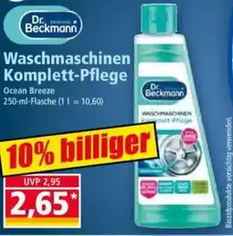 Norma Dr Beckmann Waschmaschinen Komplett-Pflege Angebot