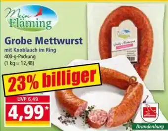 Norma Mein Fläming Grobe Mettwurst Angebot