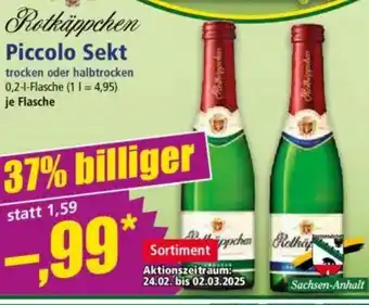 Norma Rotkäppchen Piccolo Sekt Angebot