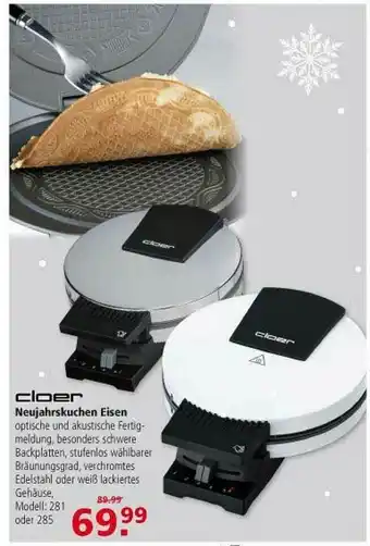 Multi Markt Cloer Neujahrskuchen Eisen Angebot