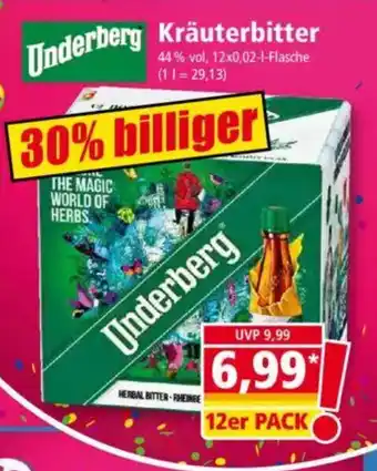 Norma Underberg Kräuterbitter Angebot