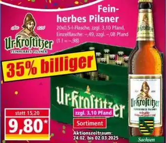 Norma Urkroftitzer Fein- herbes Pilsner Angebot