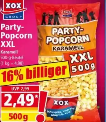 Norma XOX GROUP Party- Popcorn XXL Angebot