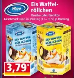 Norma Wera Eis Waffel- röllchen Angebot