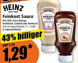 Norma HEINZ Feinkost Sauce Angebot