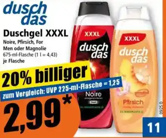 Norma dusch das Duschgel XXXL Angebot