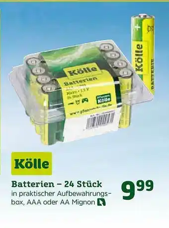 Pflanzen Kölle Batterien - 24 Stück Kölle Angebot