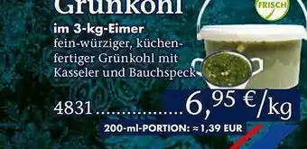 Recke Fleischwaren Grünkohl Angebot