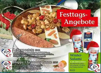 Recke Fleischwaren Leberpastete 2041 Oder Happy Christmas Tanne 2325 Oder Winter-salami Angebot