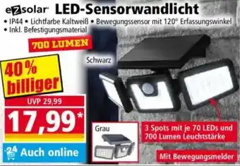 Norma eZsolar LED-Sensorwandlicht Angebot