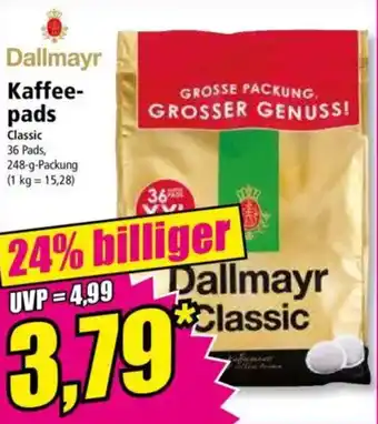 Norma Dallmayr Kaffee- pads Angebot