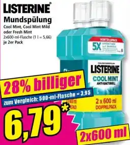 Norma LISTERINE Mundspülung Angebot