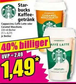 Norma Star- bucks Kaffee- getränk Angebot