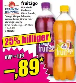 Norma FRANKEN BRUNNEN fruit2go Angebot