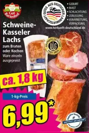 Norma Gut Bartenhof Schweine- Kasseler Lachs Angebot