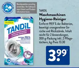 Aldi Süd TANDIL Waschmaschinen Hygiene-Reiniger Angebot