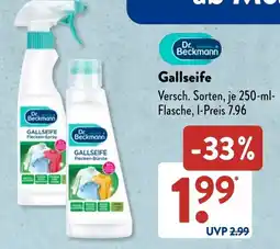 Aldi Süd Dr. Beckmann Gallseife Angebot