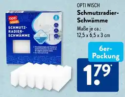 Aldi Süd OPTI WISCH Schmutzradier- Schwämme Angebot