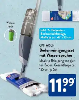 Aldi Süd OPTI WISCH Bodenreinigungsset mit Wassersprüher Angebot