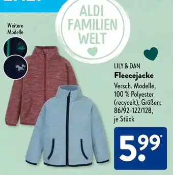 Aldi Süd LILY & DAN Fleecejacke Angebot