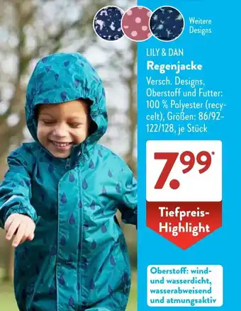 Aldi Süd LILY & DAN Regenjacke Angebot