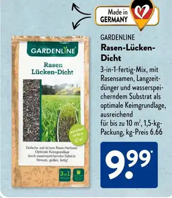 Aldi Süd GARDENLINE Rasen-Lücken- Dicht Angebot