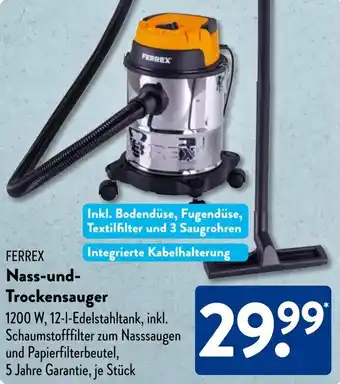 Aldi Süd FERREX Nass-und- Trockensauger Angebot