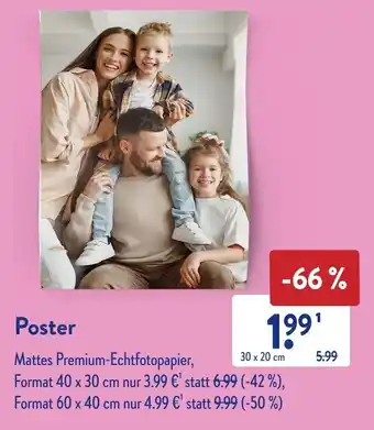 Aldi Süd Poster Angebot