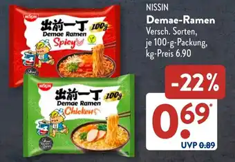 Aldi Süd NISSIN Demae-Ramen Angebot