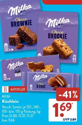 Aldi Süd MILKA Küchlein Angebot