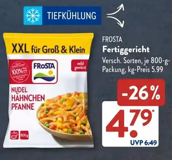 Aldi Süd FROSTA Fertiggericht Angebot