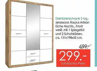 Schaffrath Drehtürenschrank 3-trg Angebot