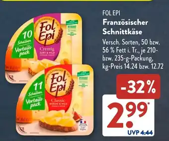 Aldi Süd FOL EPI Französischer Schnittkäse Angebot