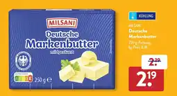 Aldi Süd MILSANI Deutsche Markenbutter Angebot