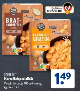 Aldi Süd SPEISE ZEIT Kartoffelspezialität Angebot