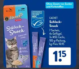 Aldi Süd Cachet Schleck- Snack Angebot