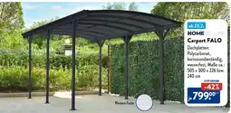 Aldi Süd HOME DELUXE Carport FALO Angebot