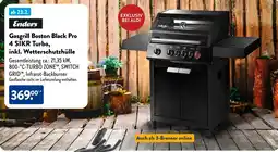 Aldi Süd Enders Gasgrill Boston Black Pro 4 SIKR Turbo, inkl. Wetterschutzhülle Angebot