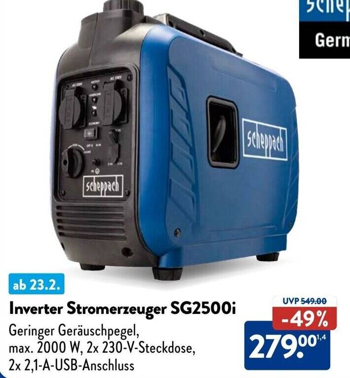 Scheppach Sg2500i Aldi
