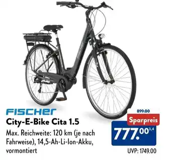 Aldi Süd fischer City-E-Bike Cita 1.5 Angebot