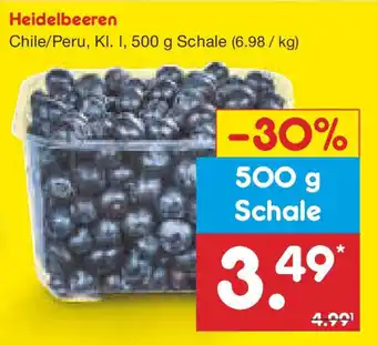 Netto Marken-Discount Heidelbeeren Angebot