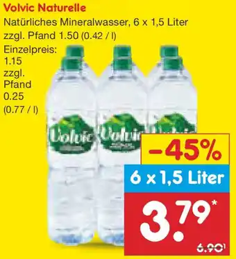 Netto Marken-Discount Volvic Naturelle Angebot