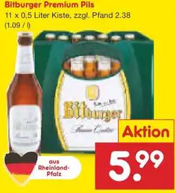 Netto Marken-Discount Bitburger Premium Pils Angebot