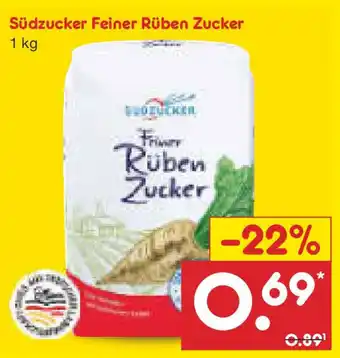 Netto Marken-Discount Südzucker Feiner Rüben Zucker Angebot